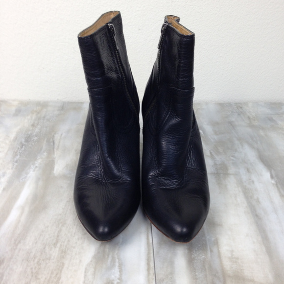 Frye Shoes - Frye Black Leather Booties 9